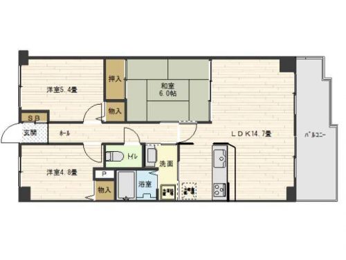 ライオンズマンション明石二見間取(間取) ライオンズマンション明石二見間取(間取)